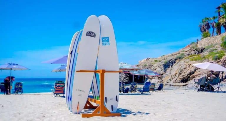 Surfing in Cerritos Mexico